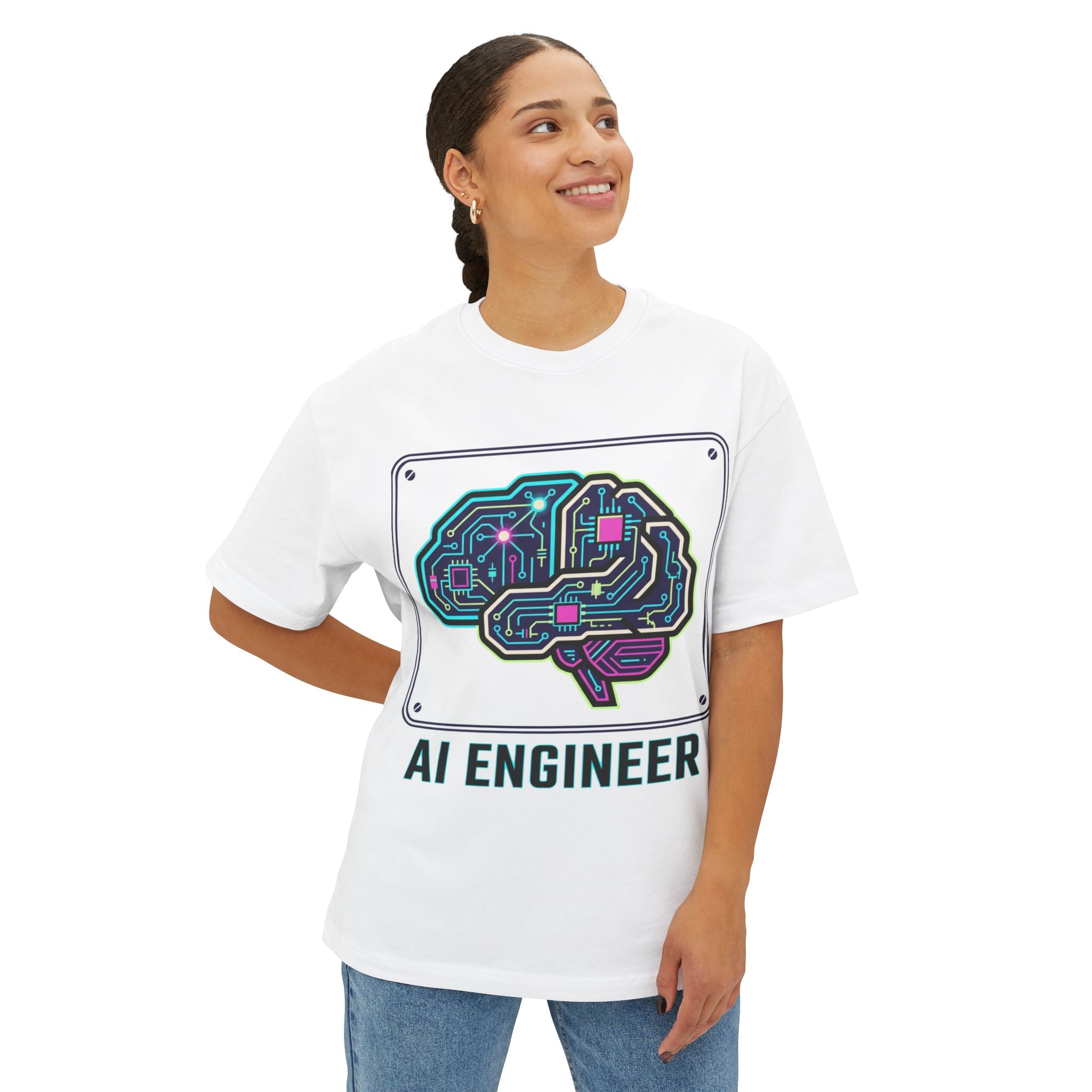 AI Engineer brain circuit tee | T-Shirt