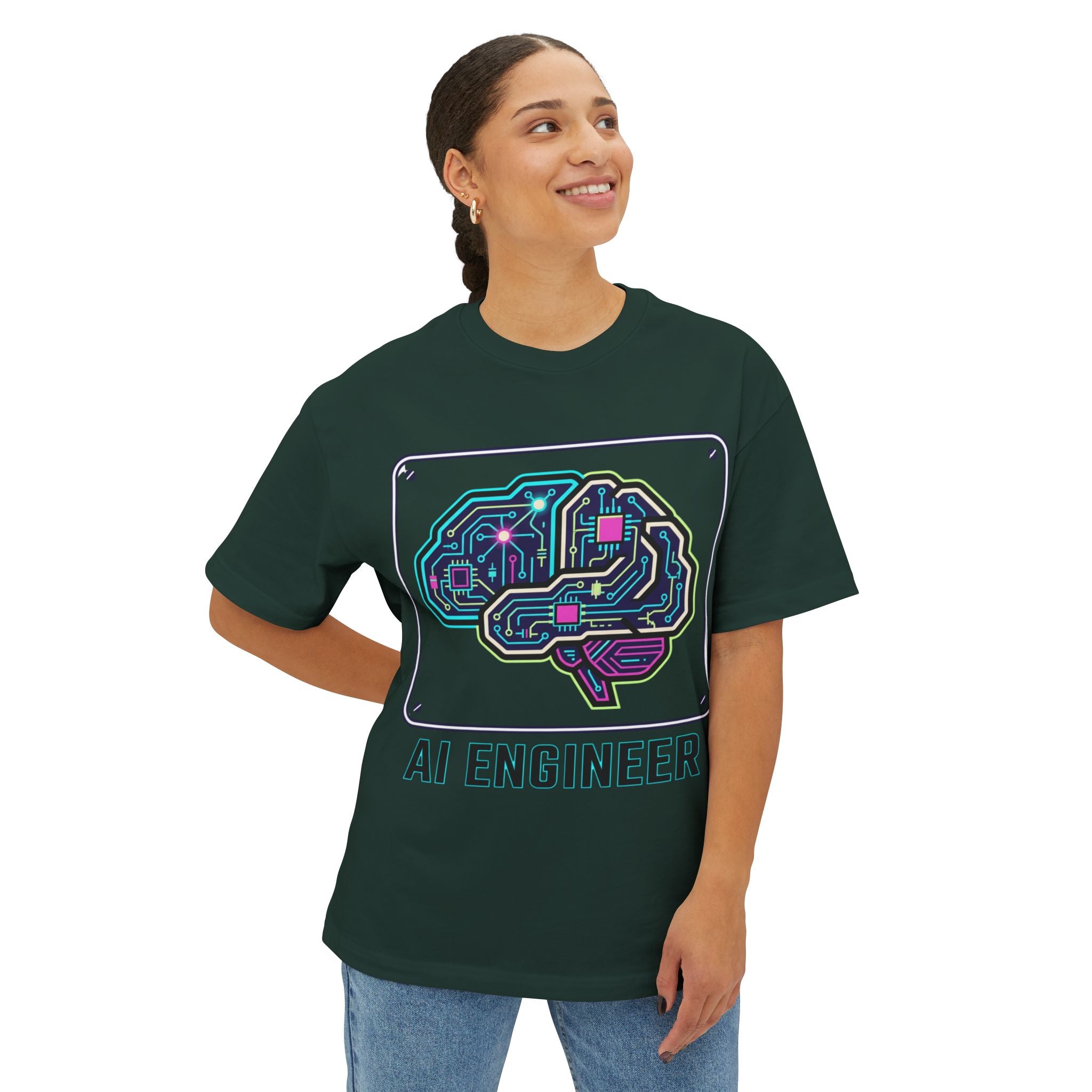 AI Engineer brain circuit tee | T-Shirt