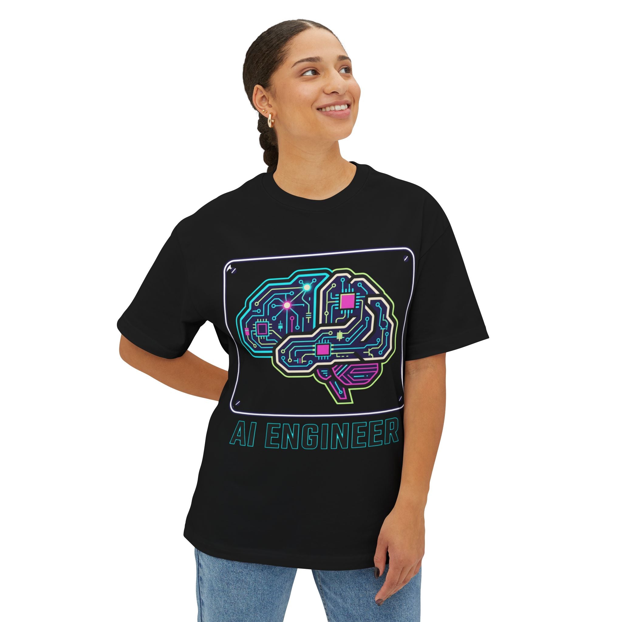 AI Engineer brain circuit tee | T-Shirt