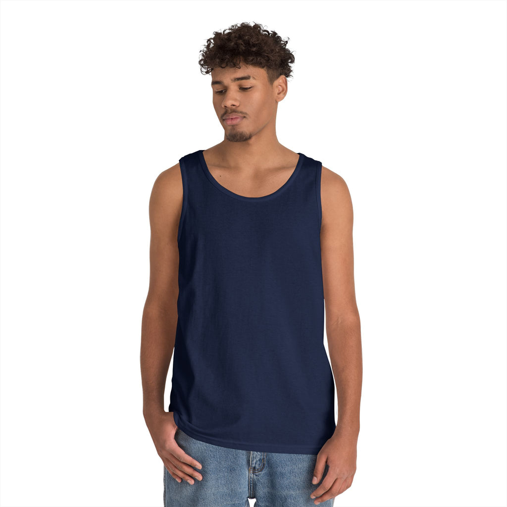 Science Atom Tank Top — Purple Neon Atomic Graphic Sleeveless Tee