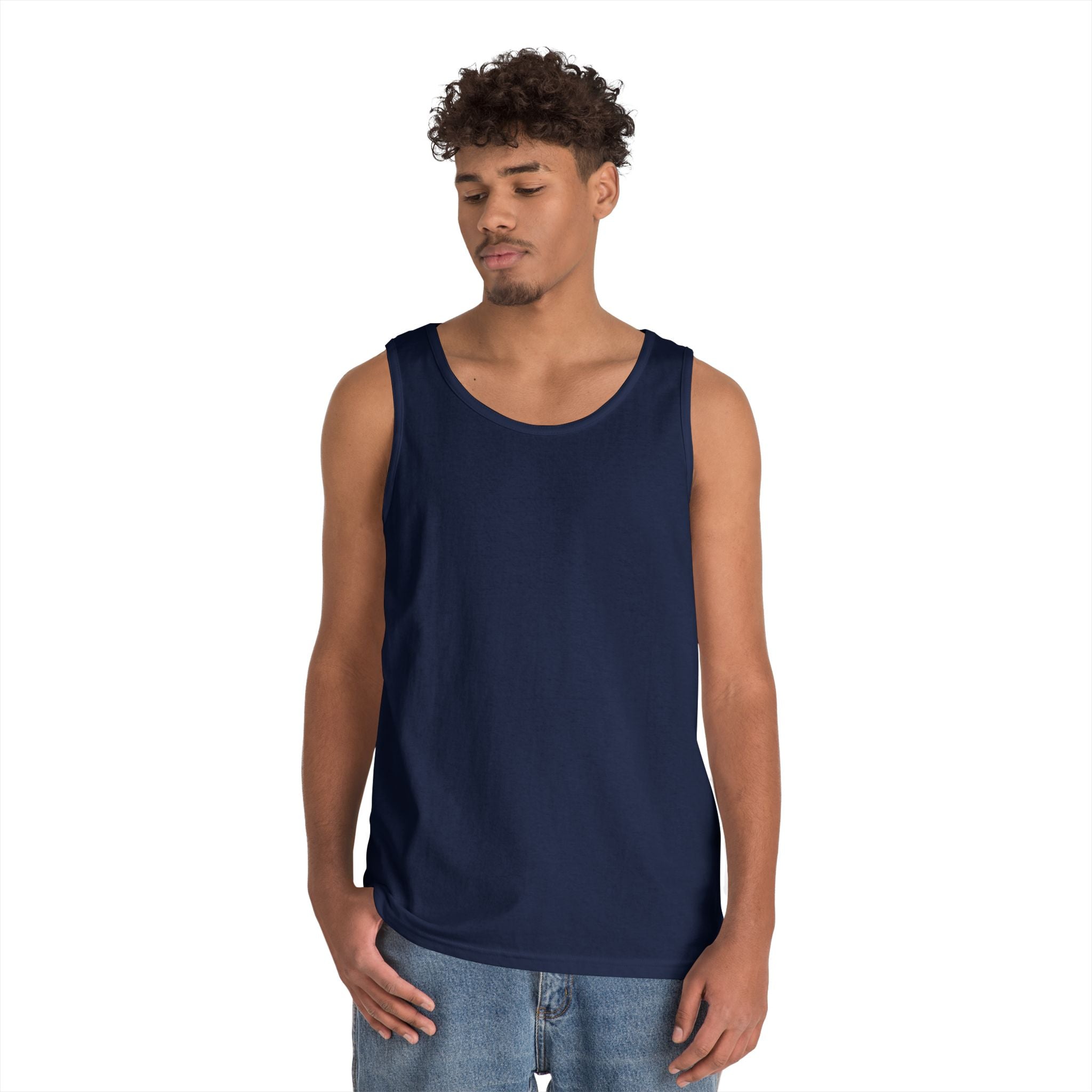Science Atom Tank Top — Purple Neon Atomic Graphic Sleeveless Tee