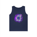 Atomic Vibe Tank Top — Neon Purple Science Atom Graphic