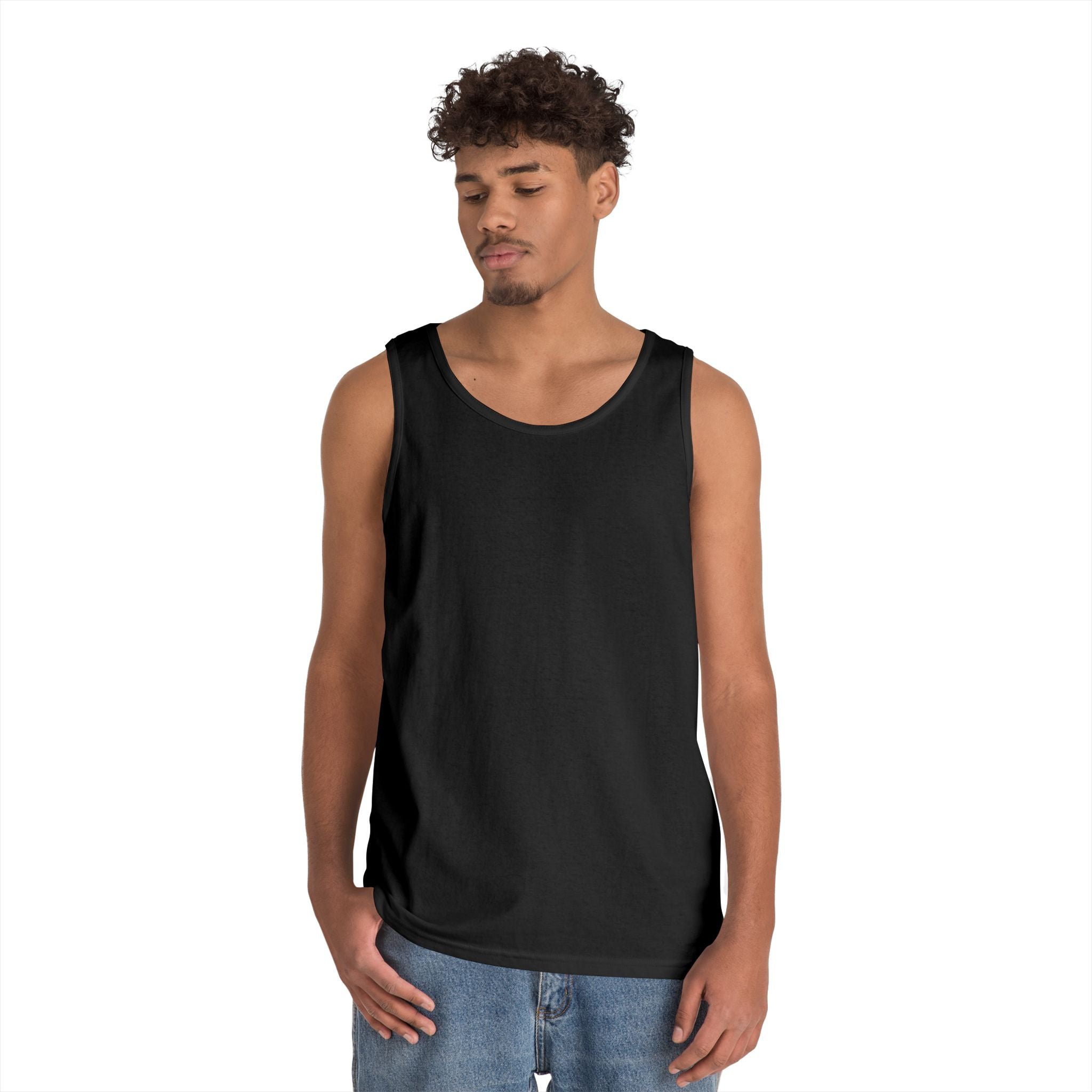 Science Atom Tank Top — Purple Neon Atomic Graphic Sleeveless Tee