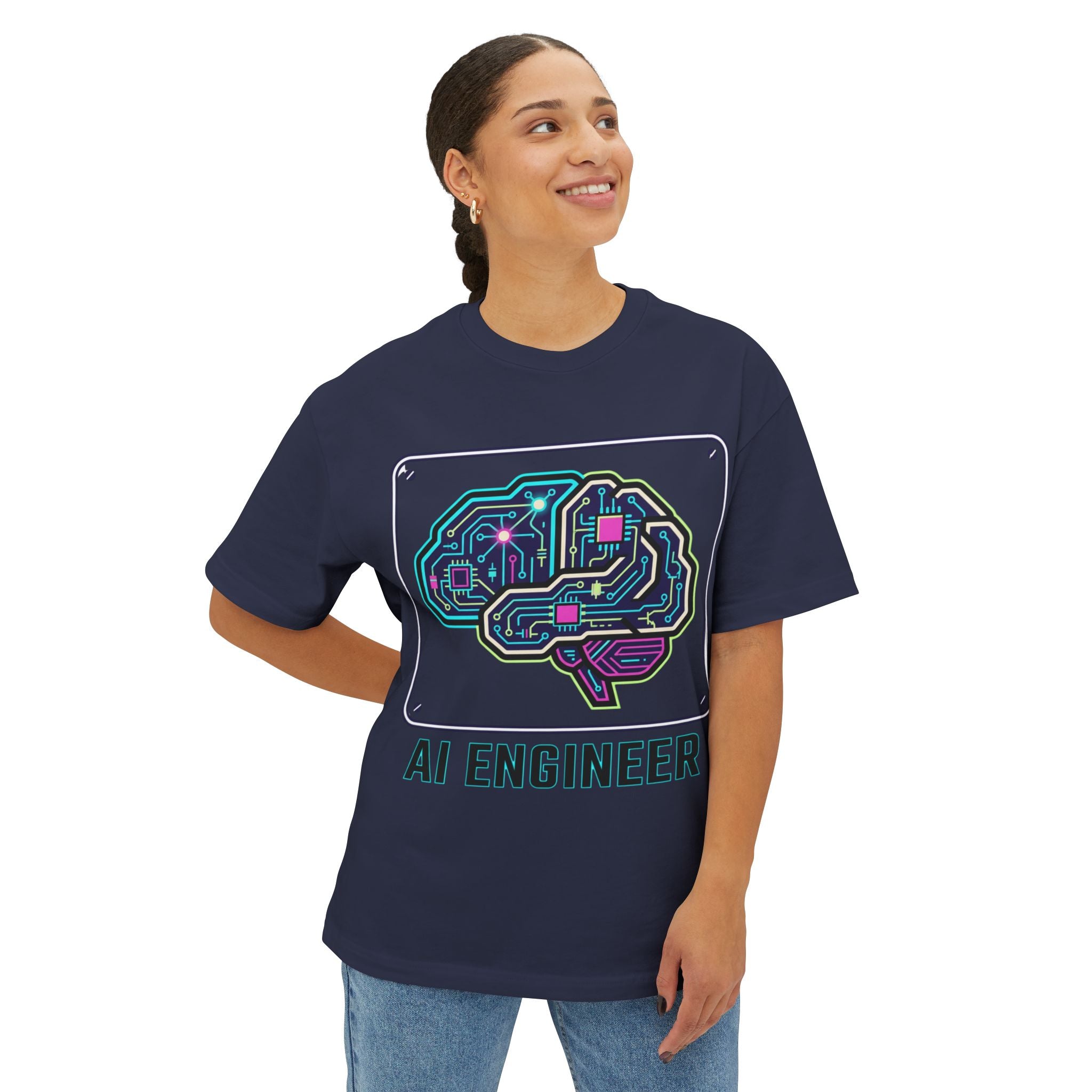 AI Engineer brain circuit tee | T-Shirt