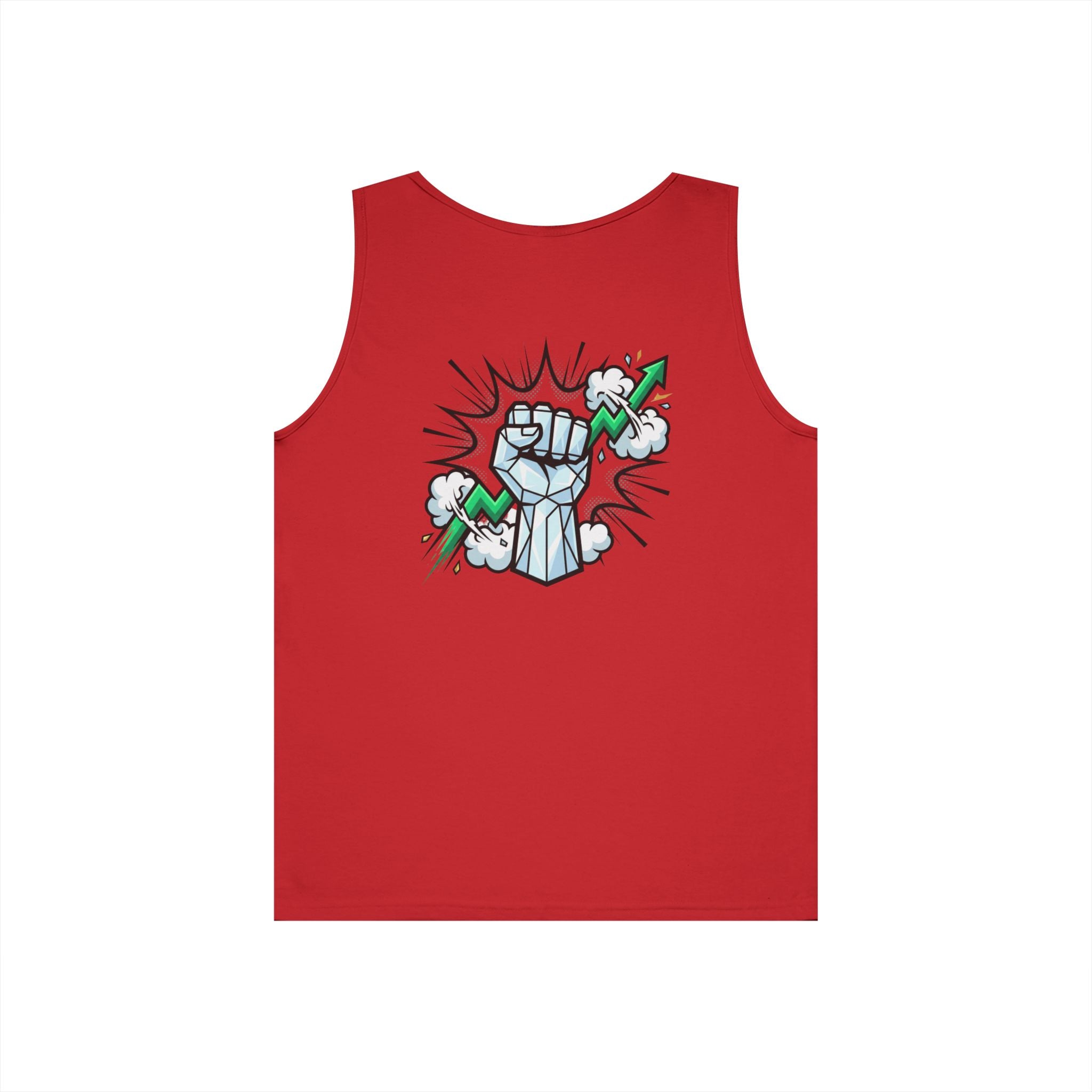 Tank Top — Power Fist Graphic Tank Top (Rising Arrow)