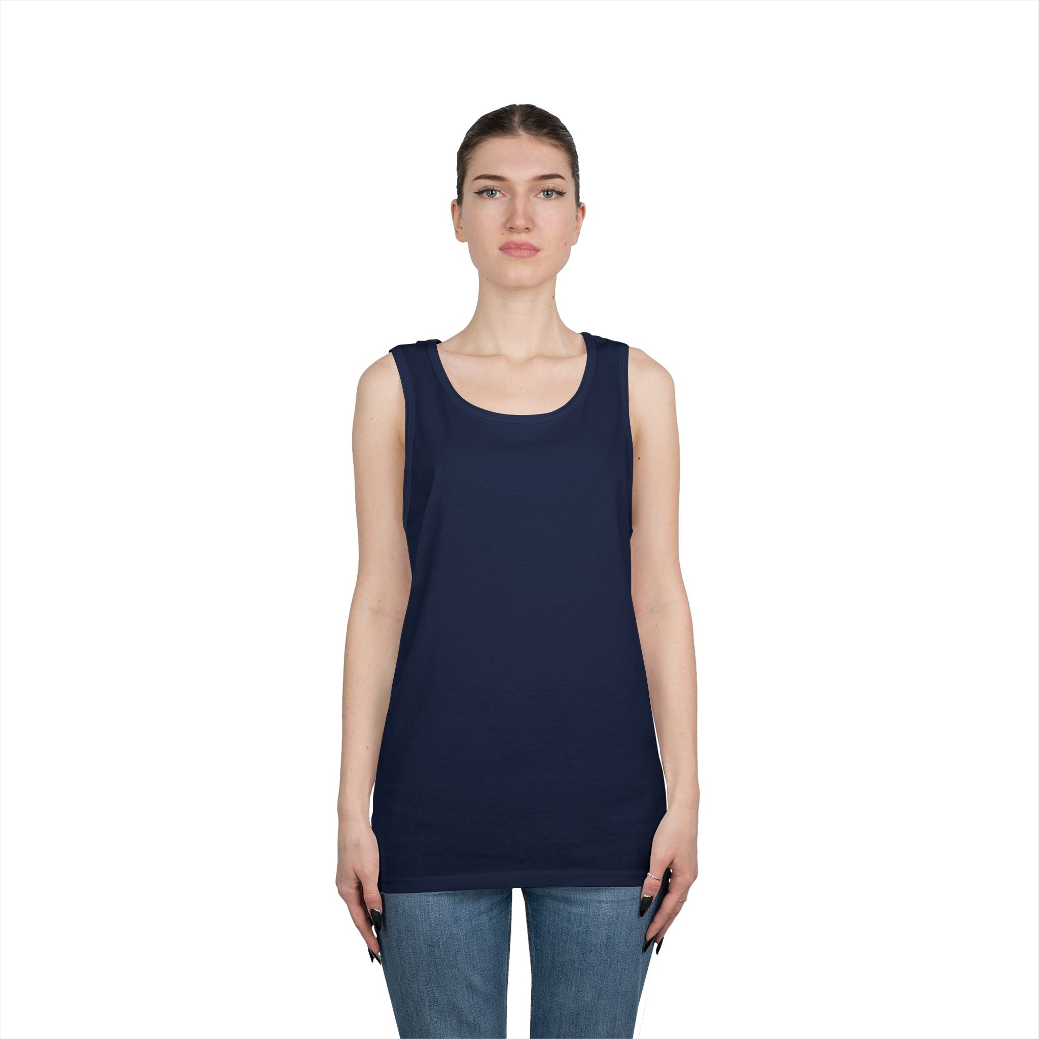 Science Atom Tank Top — Purple Neon Atomic Graphic Sleeveless Tee