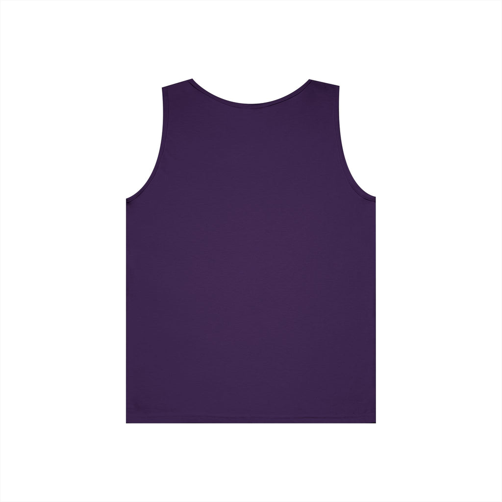 Atomic Vibe Tank Top — Neon Purple Science Atom Graphic