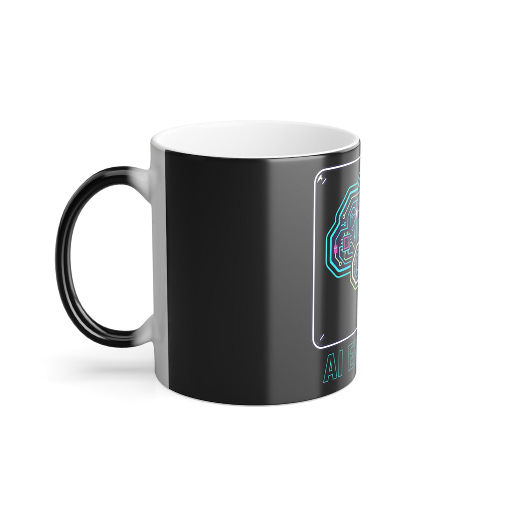 AI Engineer Circuit Brain Mug | Color Morphing 11oz