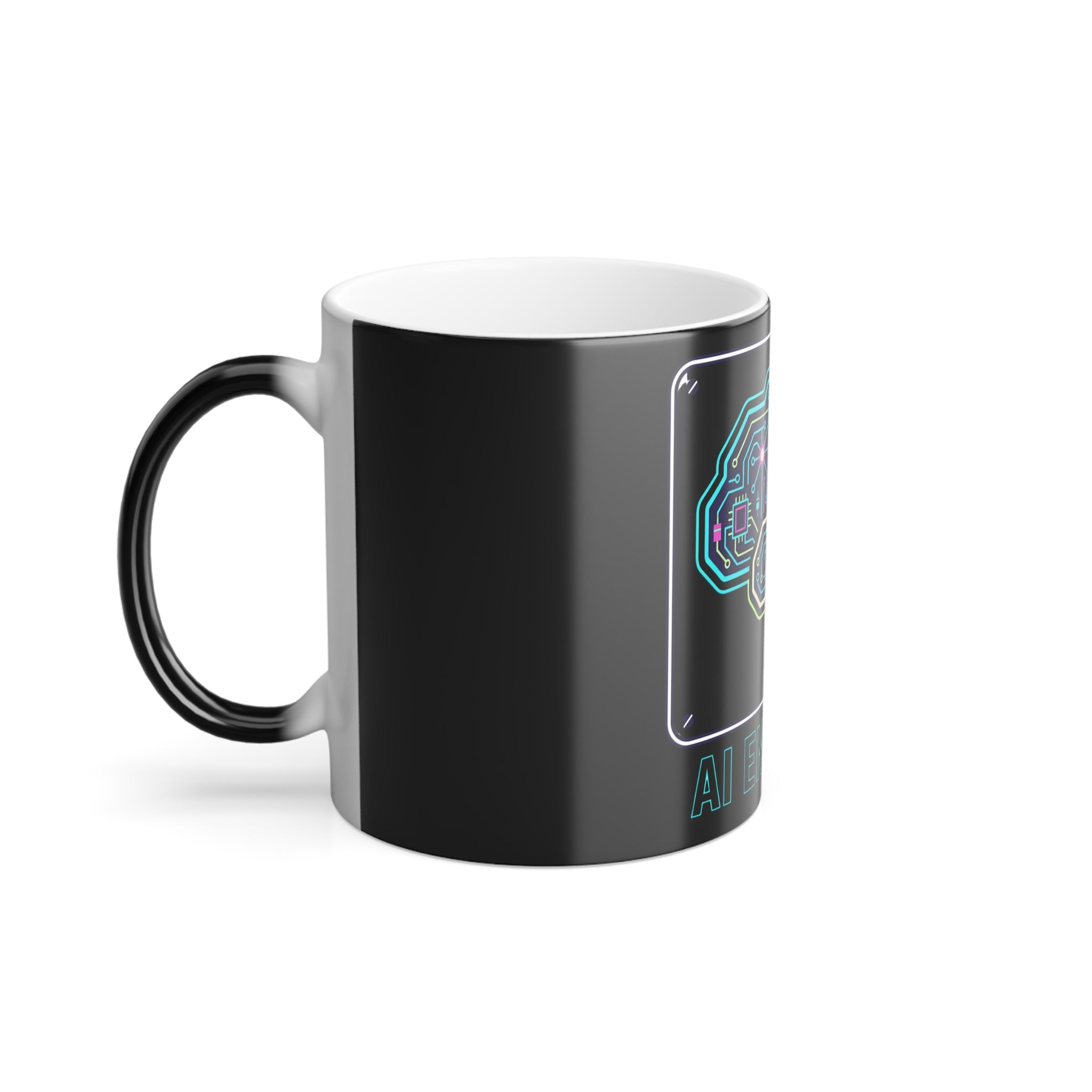 AI Engineer Circuit Brain Mug | Color Morphing 11oz