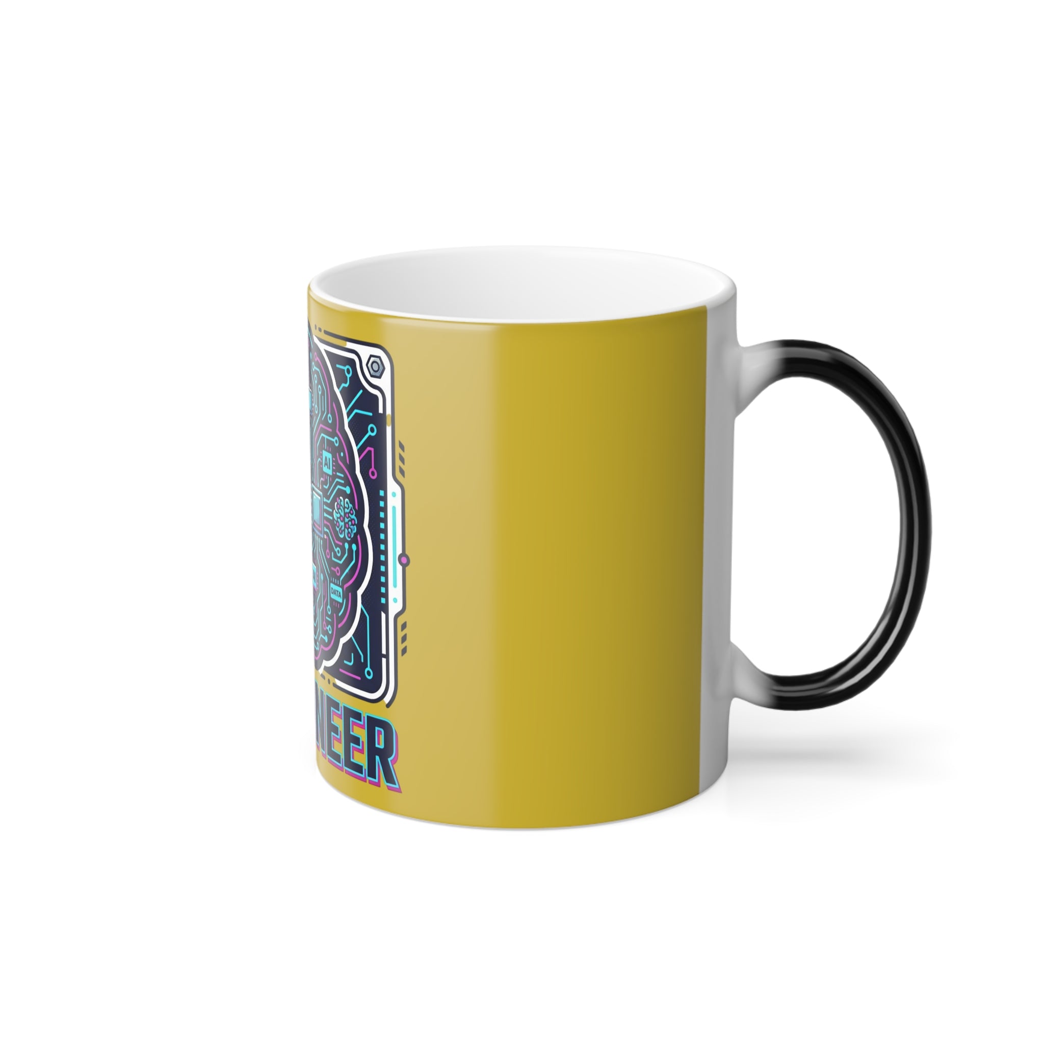 AI Engineer brain circuit design Mug | Color morphing 11oz
