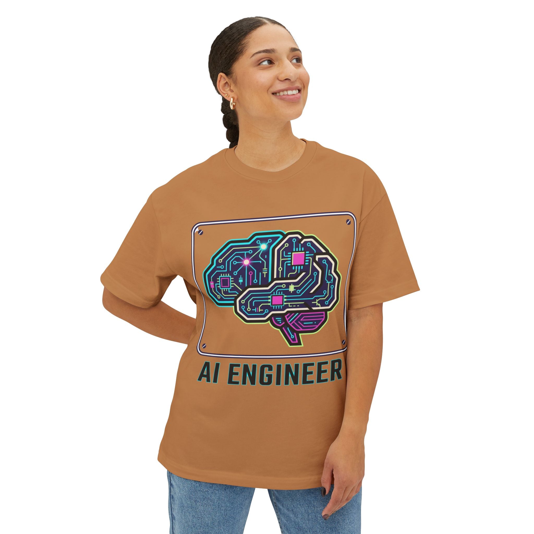 AI Engineer brain circuit tee | T-Shirt