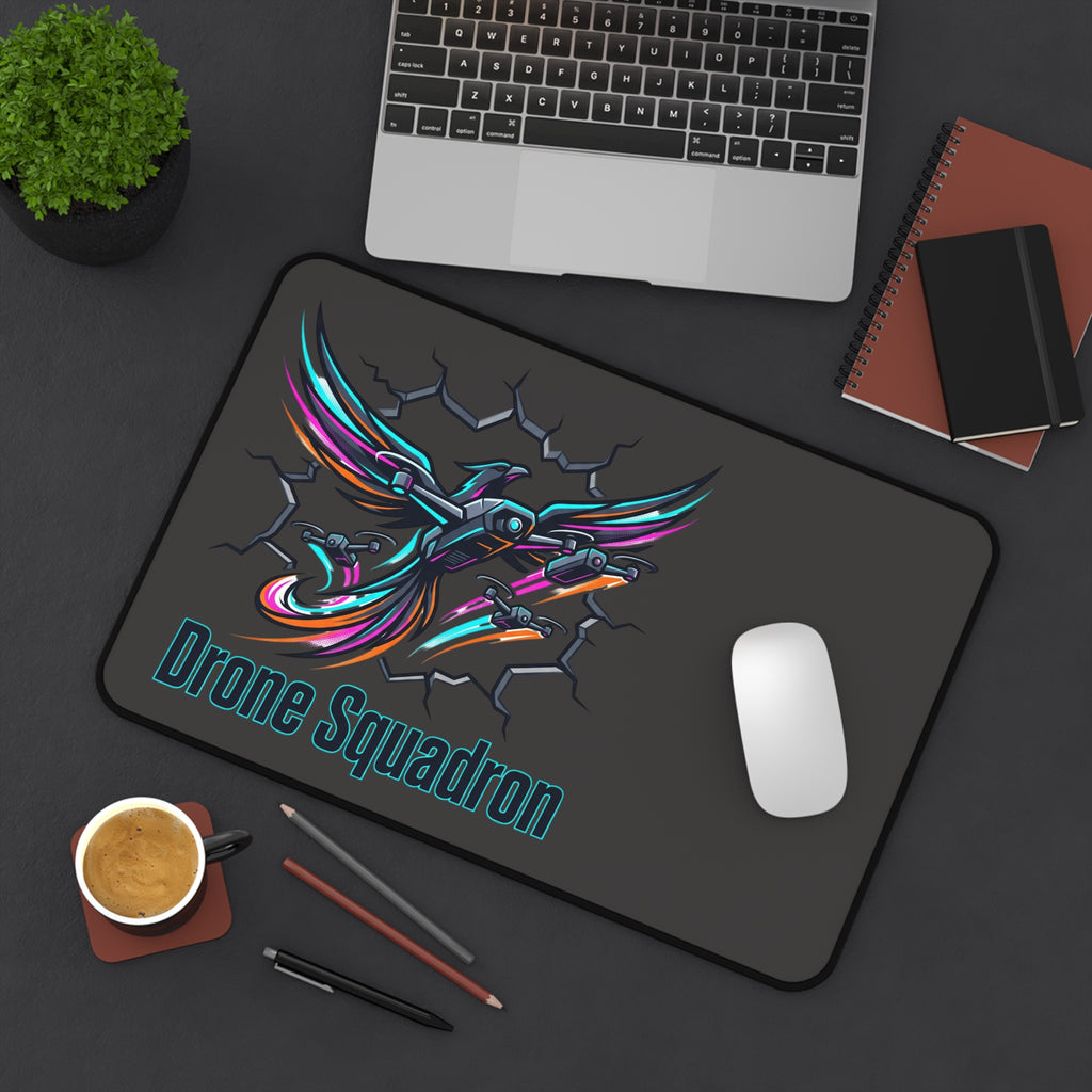 Drone Squadron Desk Mat — RGB Drone Gaming Mouse Pad