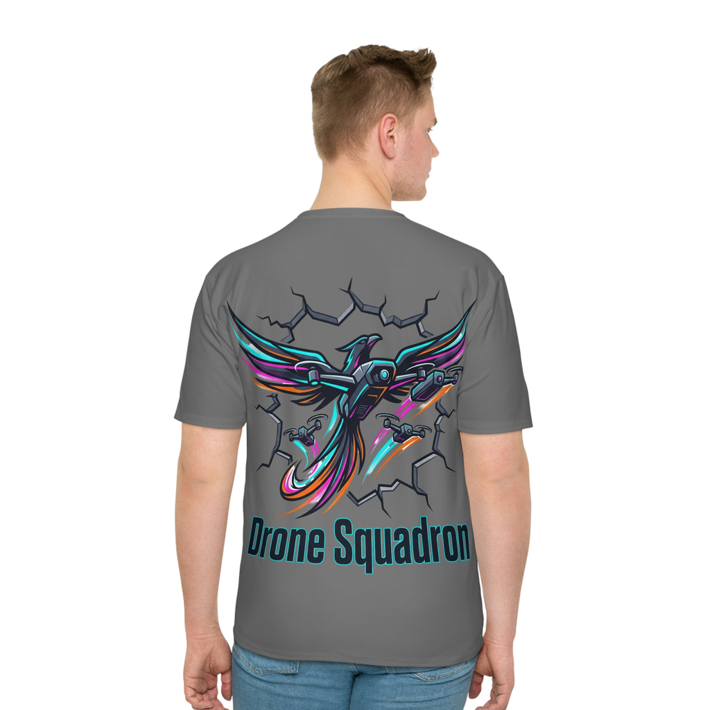 Drone Squadron Graphic T-Shirt — Futuristic Phoenix Drone Design