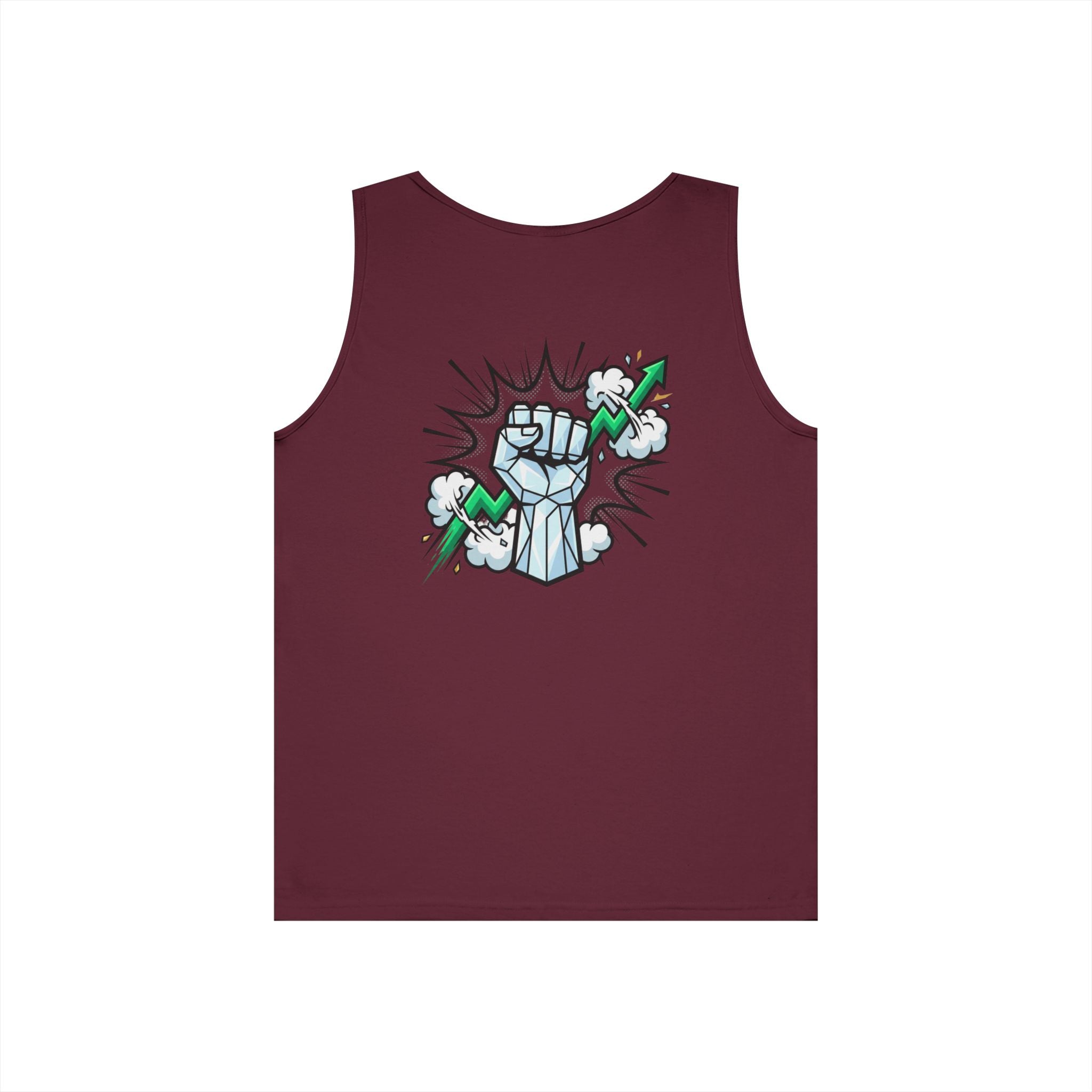 Tank Top — Power Fist Graphic Tank Top (Rising Arrow)