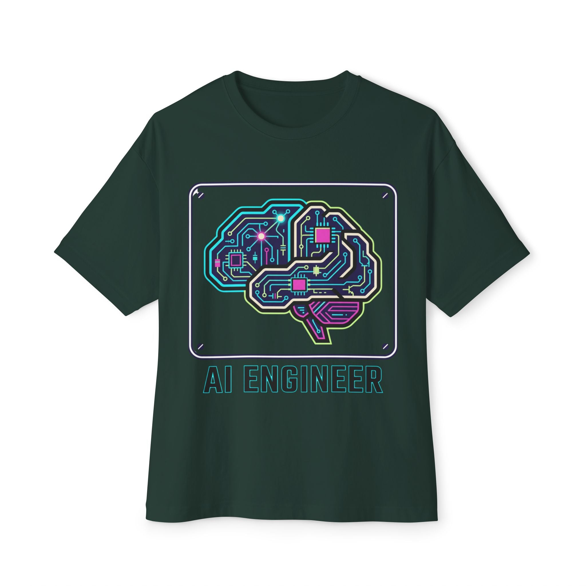 AI Engineer brain circuit tee | T-Shirt