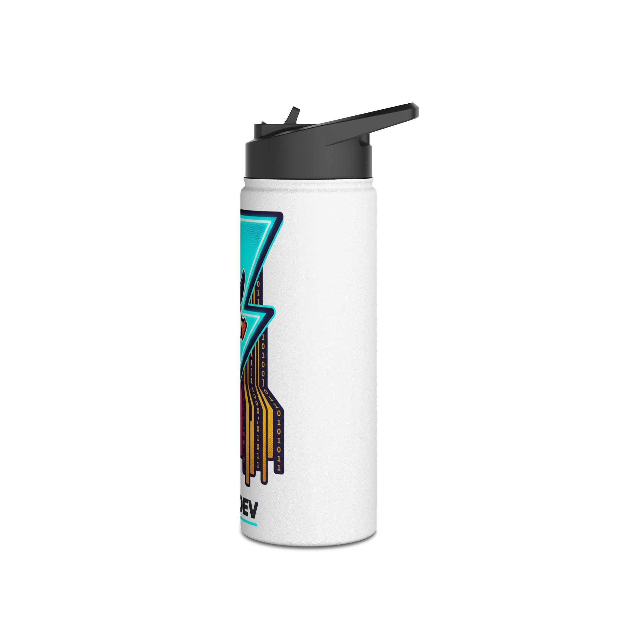 Linux Dev Penguin Stainless Steel Water Bottle — Insulated Programmer Drinkware