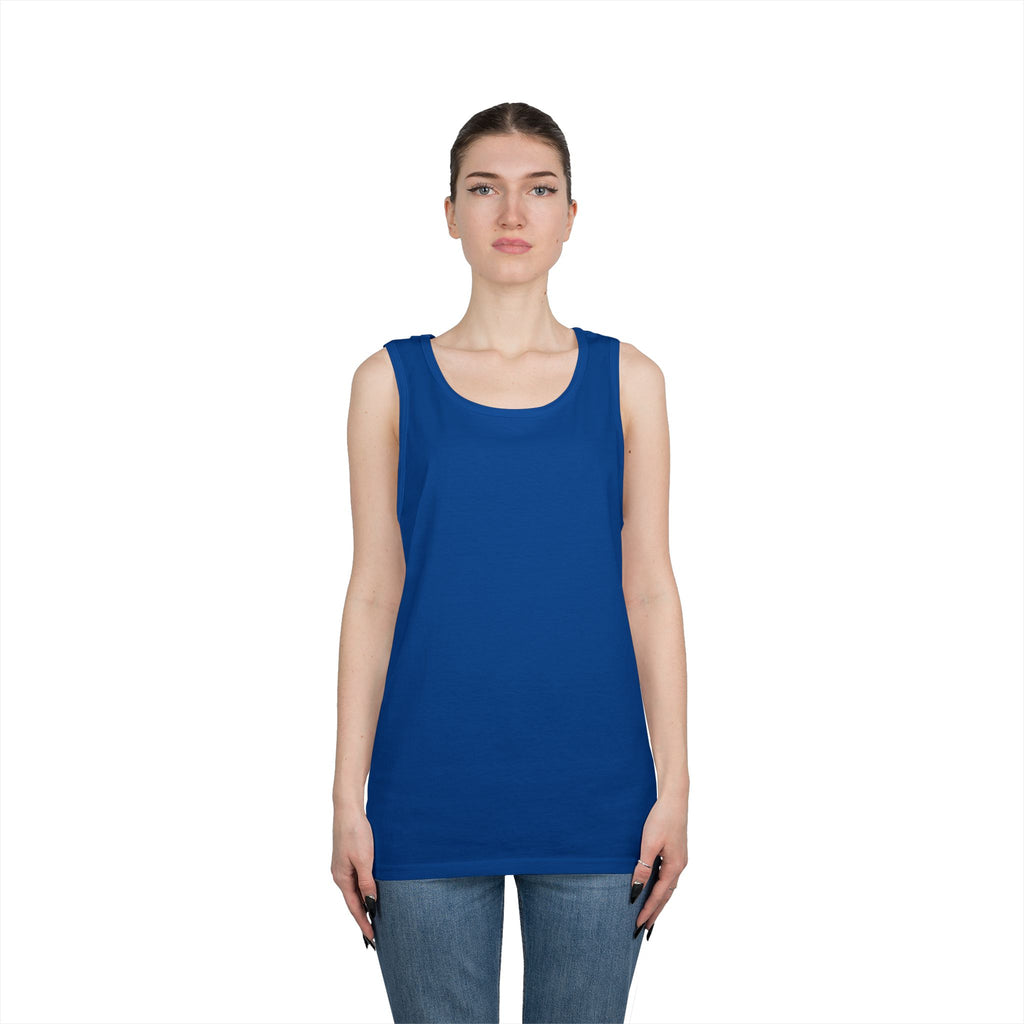 Science Atom Tank Top — Purple Neon Atomic Graphic Sleeveless Tee