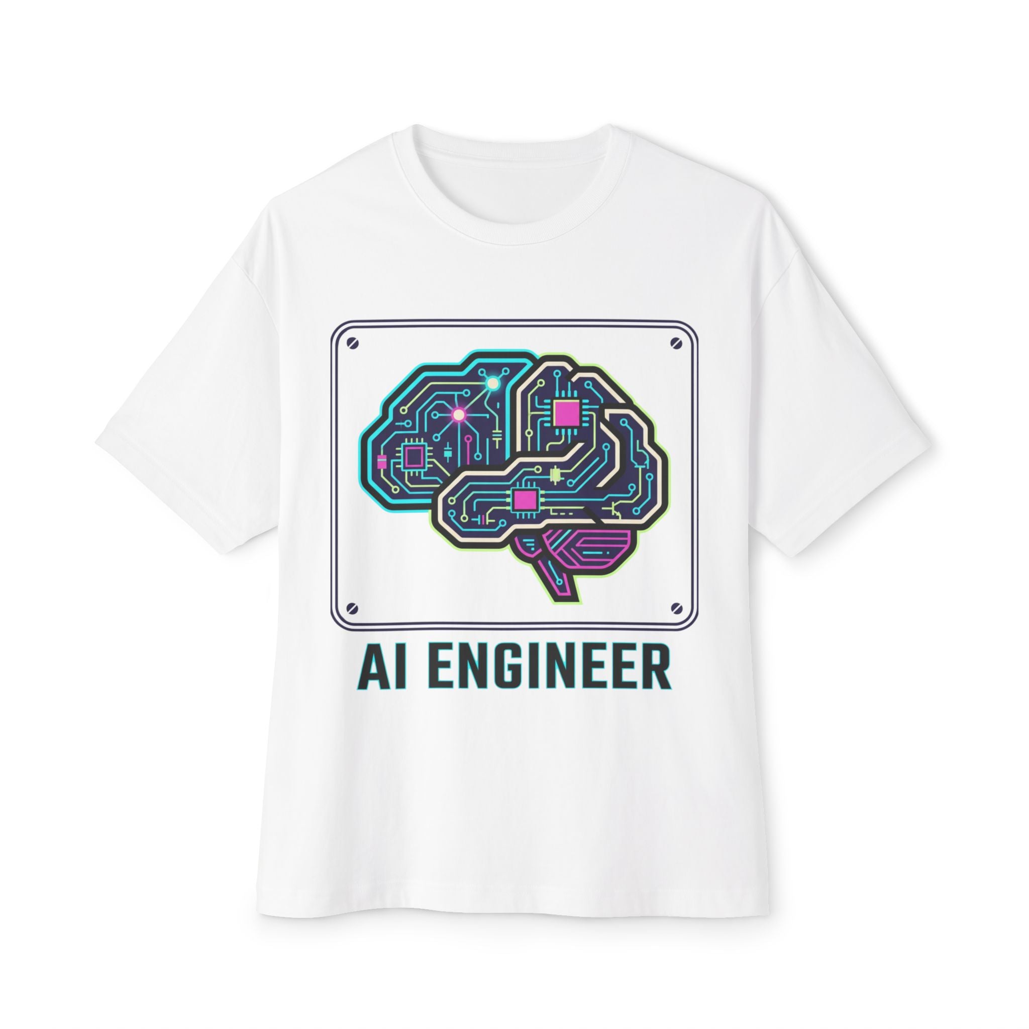 AI Engineer brain circuit tee | T-Shirt