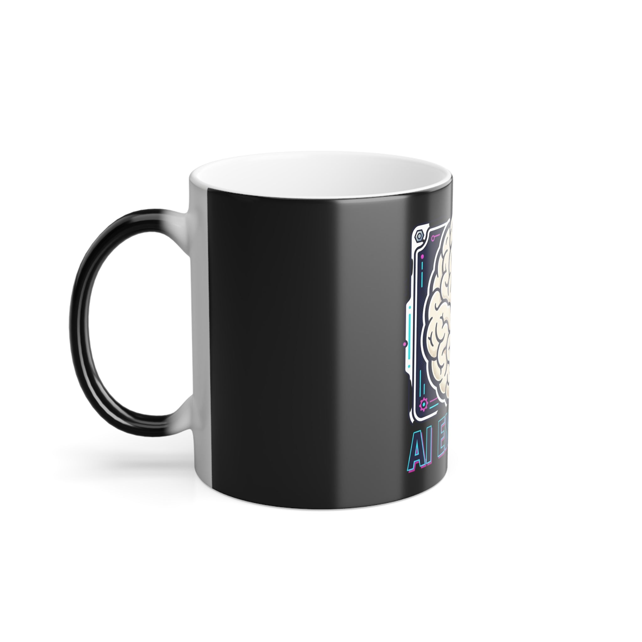 AI Engineer Brain Split design Color Morph Mug | 11oz