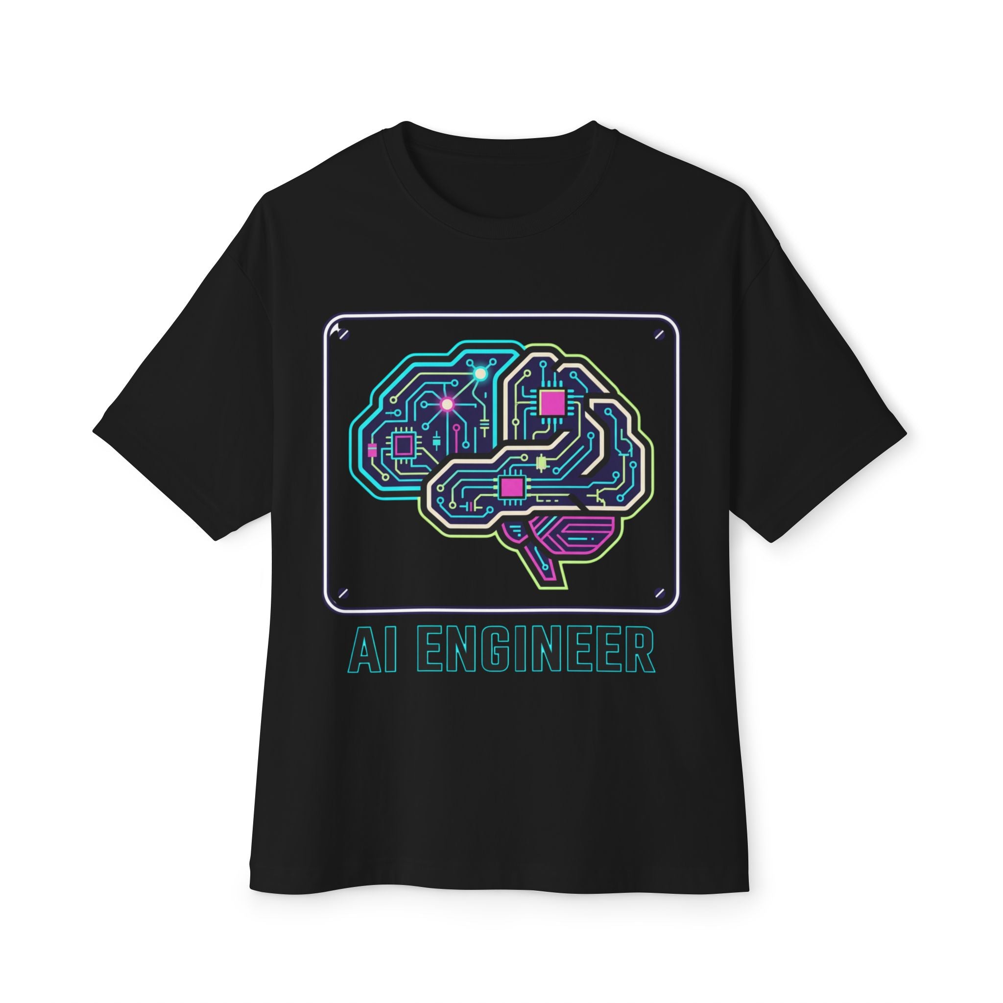 AI Engineer brain circuit tee | T-Shirt