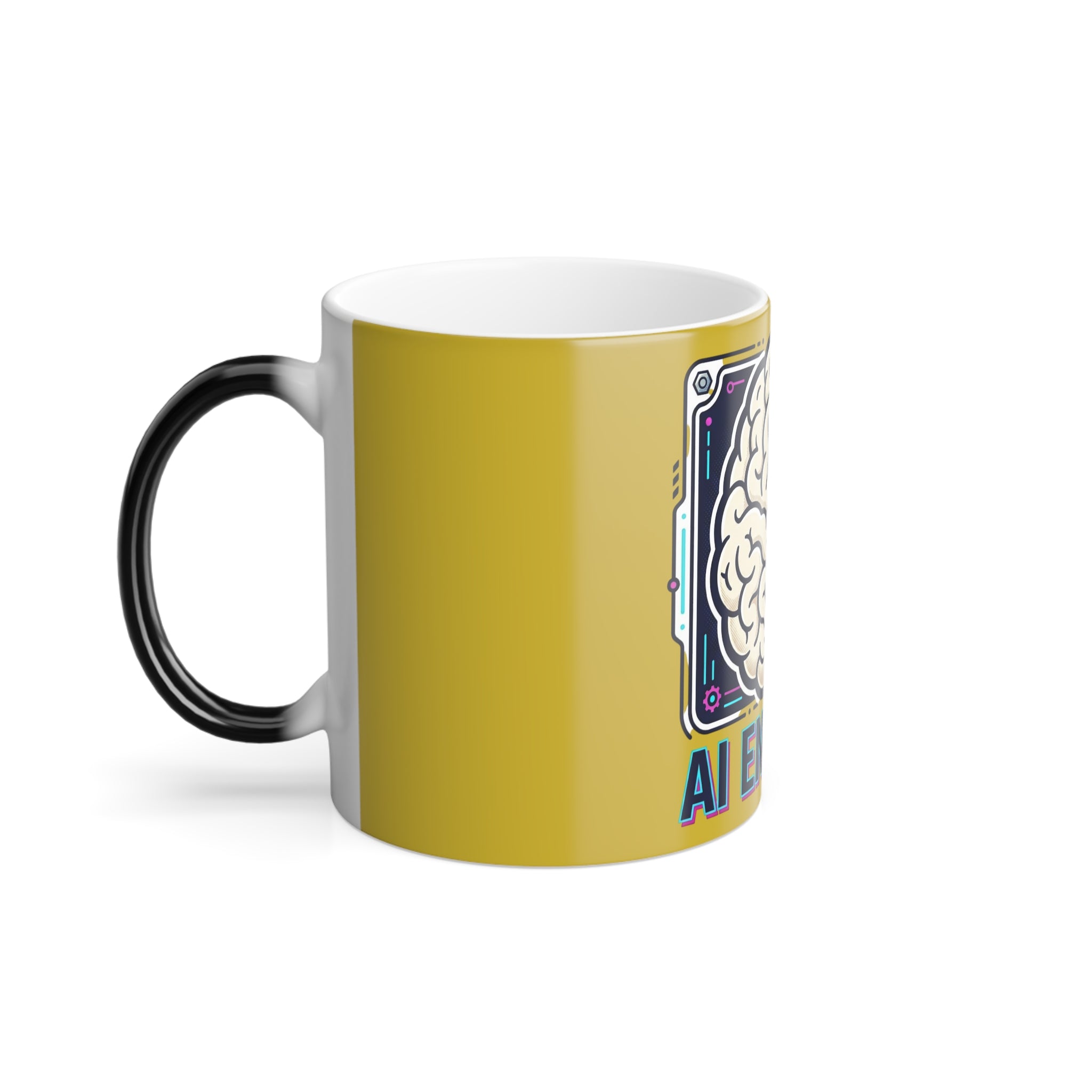 AI Engineer brain circuit design Mug | Color morphing 11oz